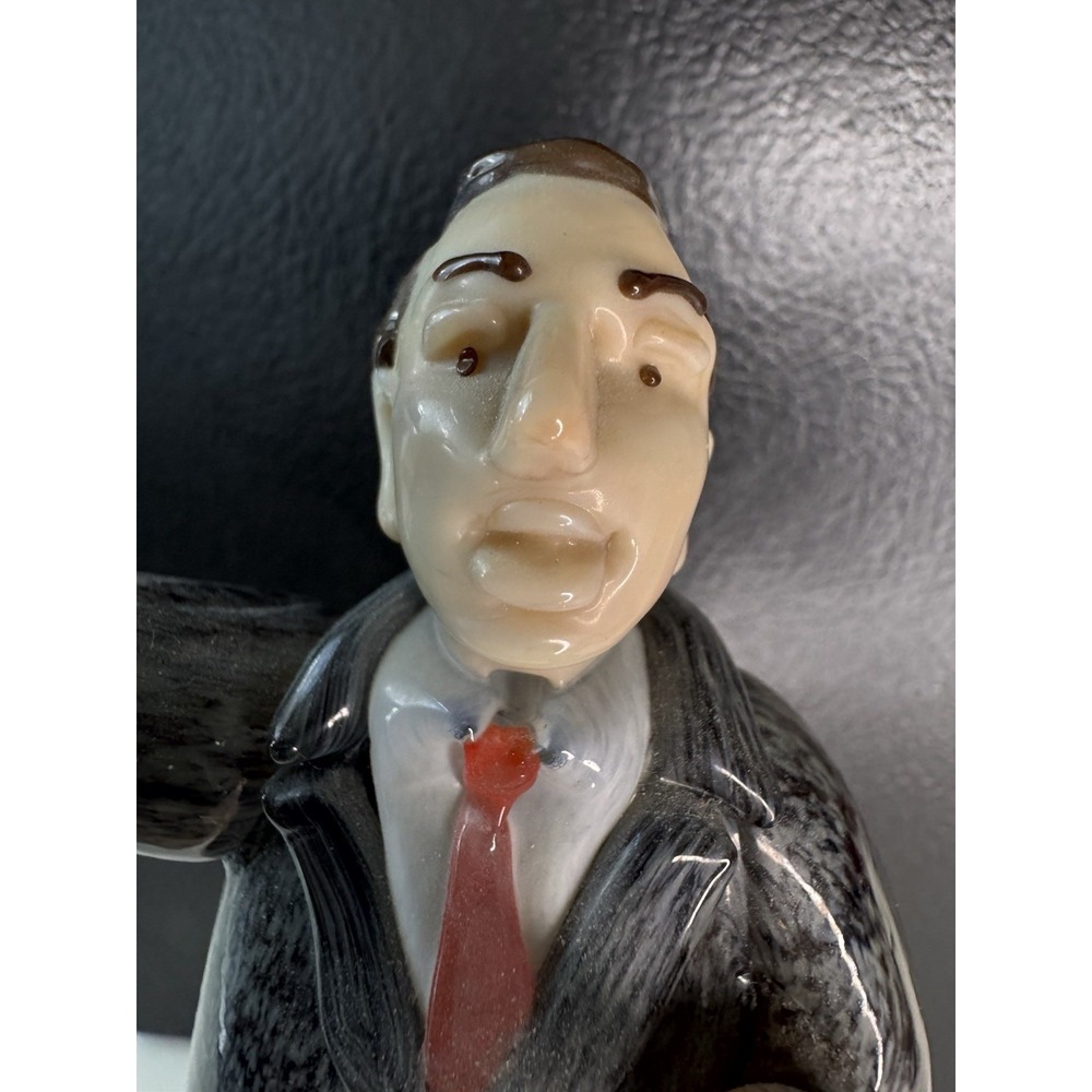 Vintage Murano Style Art Glass Politician Orator Lawyer Figurine Hand Blown 5.5" - Picture 10 of 11